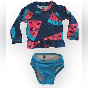 🍉 Tea Rash Guard Swimsuit 🍉